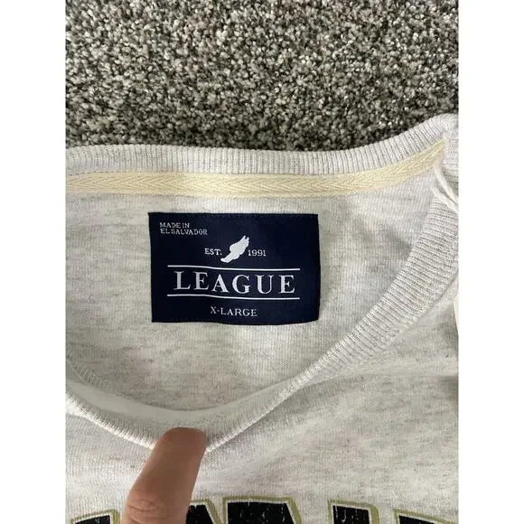 Men’s League Collegiate Wear Colorado Buffaloes Crewneck Sweatshirt XL Gray - Picture 4 of 5